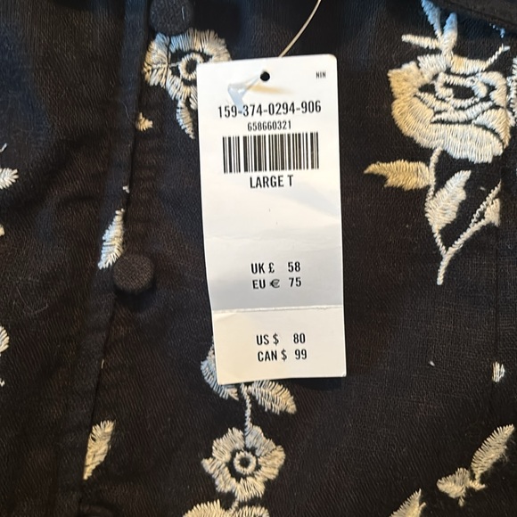 Abercrombie Linen-blend Button-through Mini Dress - Picture 2 of 12